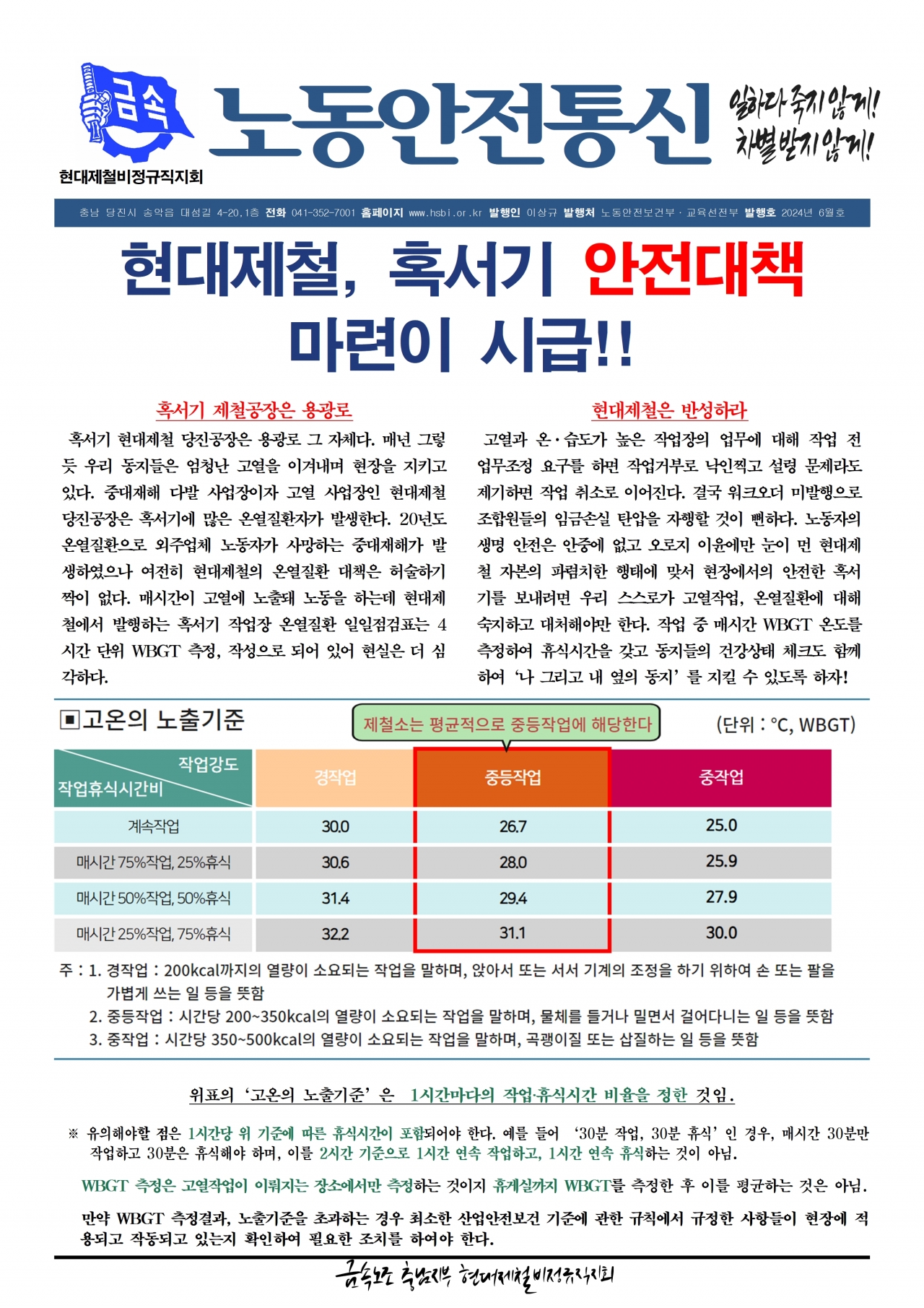 노동안전통신 24년 6월호